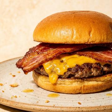 Bacon cheese burger